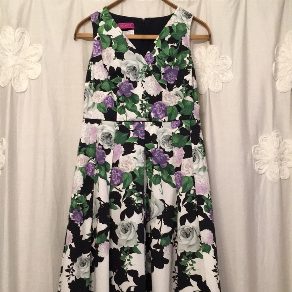 Talbots Floral Dress NWOT Size 4